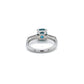 Deep BLUE Zircon Ring